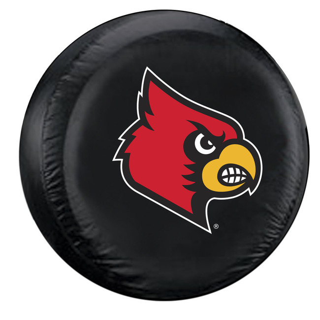 Louisville Cardinals Tire Cover Large Size Black
