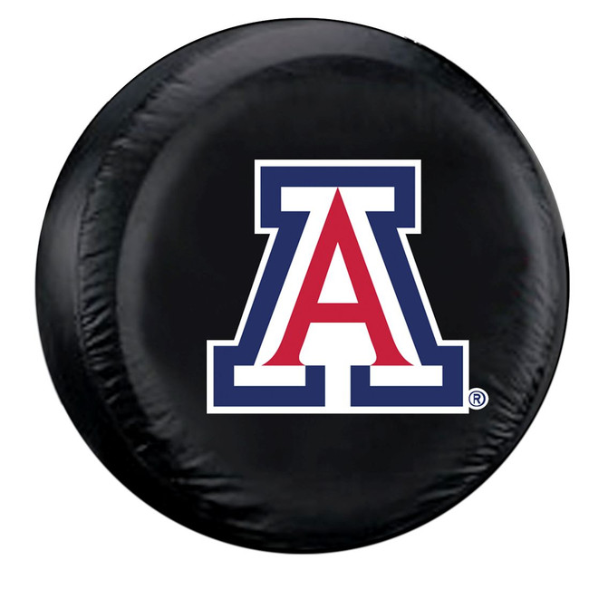 Arizona Wildcats Black Tire Cover - Standard Size
