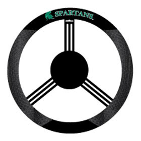 Michigan State Spartans Steering Wheel Cover Mesh Style