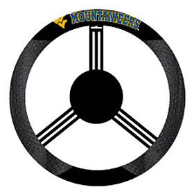 West Virginia Mountaineers Steering Wheel Cover Mesh Style