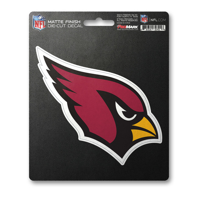 Arizona Cardinals Matte Decal Cardinal Head Primary Logo Red