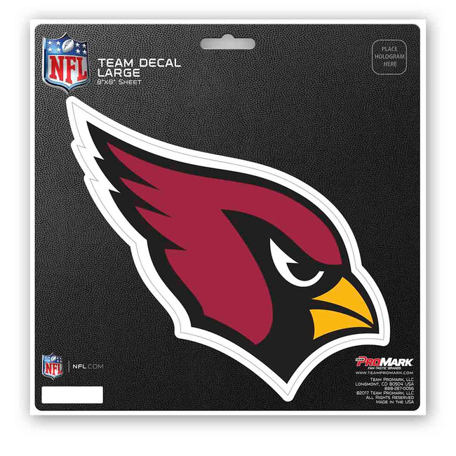 Arizona Cardinals Large Decal Sticker Cardinal Head Primary Logo