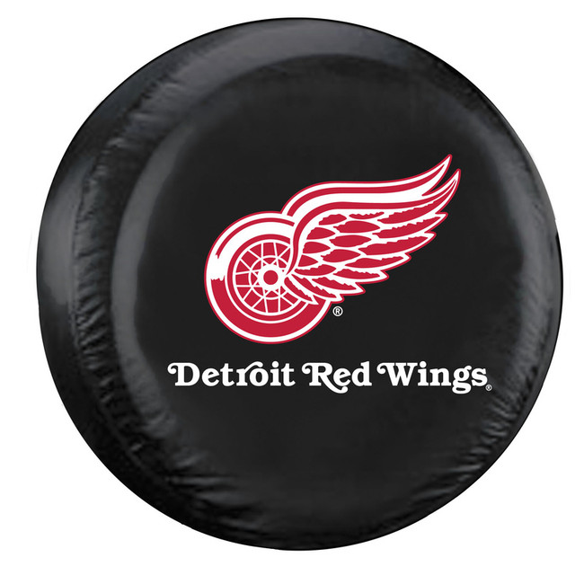 Detroit Red Wings Tire Cover Large Size Black