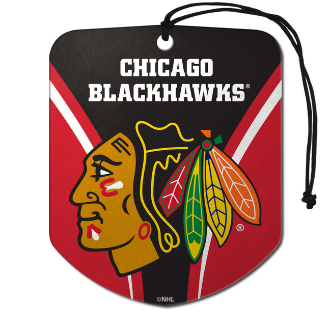 Chicago Blackhawks Air Freshener 2-pk "Native American" Logo
