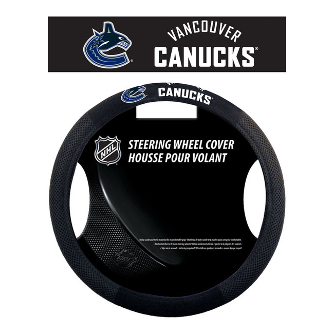 Vancouver Canucks Steering Wheel Cover Mesh Style