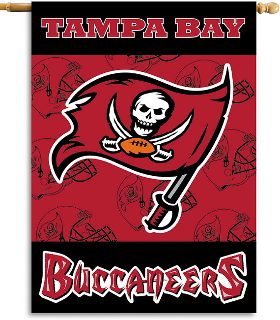 Tampa Bay Buccaneers Banner 28x40 House Flag Style 2 Sided