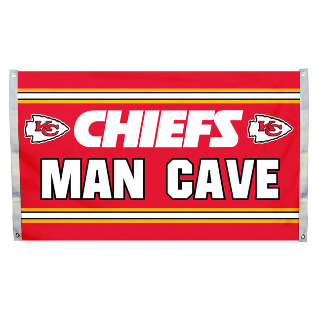 Kansas City Chiefs Flag 3x5 Man Cave