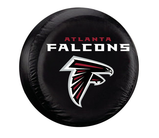 Atlanta Falcons Black Tire Cover - Size Large