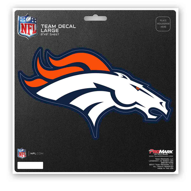 Denver Broncos Large Decal Sticker Bronco Head Primary Logo