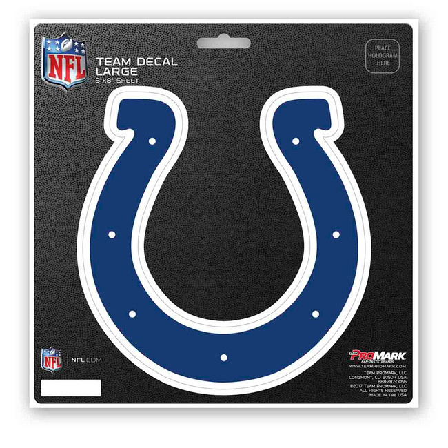 Indianapolis Colts Large Decal Sticker Horseshoe Primary Logo