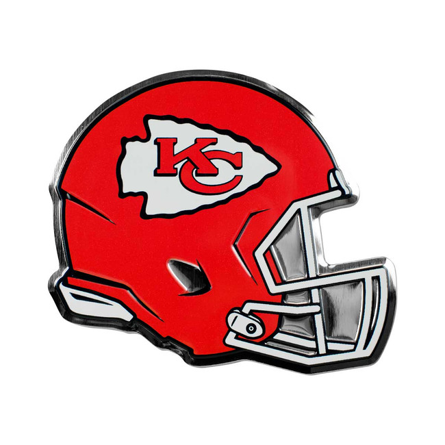 Kansas City Chiefs Embossed Helmet Emblem "KC Arrow" Logo