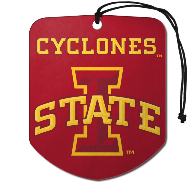 Iowa St. Cyclones Air Freshener 2-pk "I STATE" Logo & Wordmark