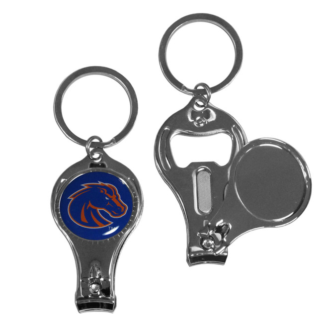 Boise St. Broncos Nail Care/Bottle Opener Key Chain