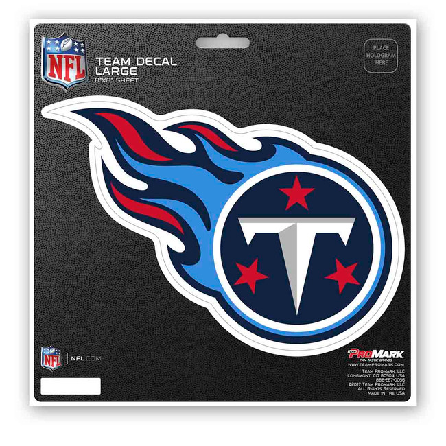 Tennessee Titans Large Decal Sticker Flaming T Primary Logo