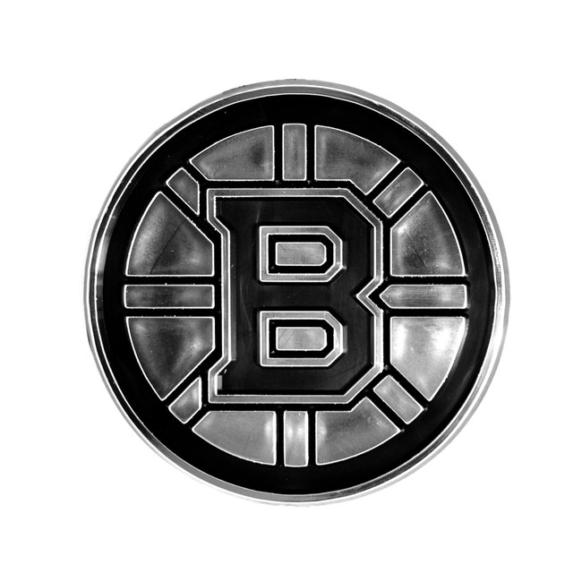 Boston Bruins Molded Chrome Emblem "Spoked-B" Logo