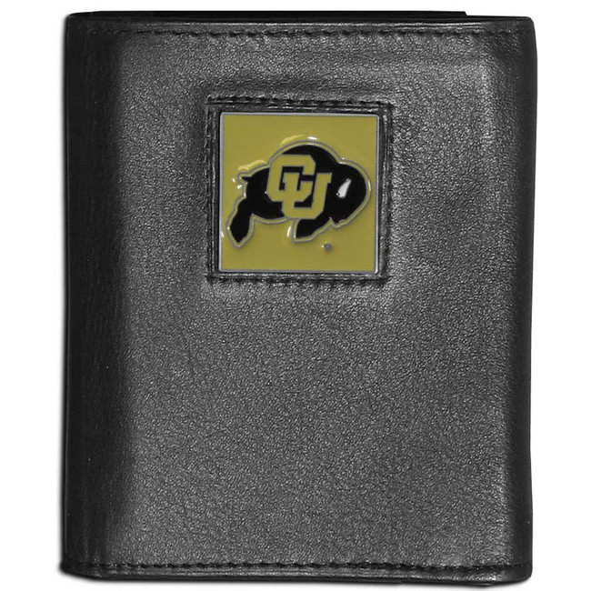 Colorado Buffaloes Leather Tri-fold Wallet