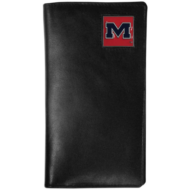 Mississippi Rebels Leather Tall Wallet