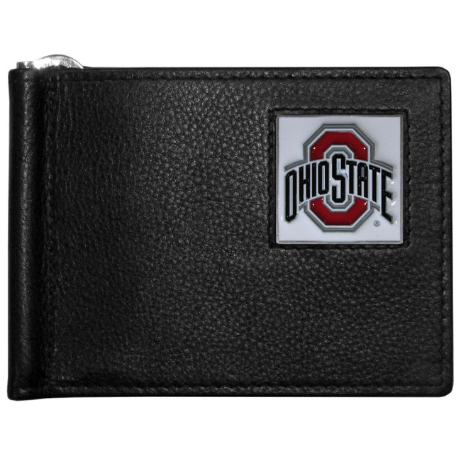 Ohio St. Buckeyes Leather Bill Clip Wallet