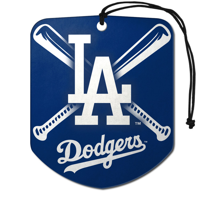 Los Angeles Dodgers Air Freshener 2-pk "LA" Alternate Logo & Wordmark
