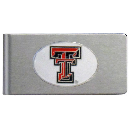 Texas Tech Raiders Brushed Metal Money Clip