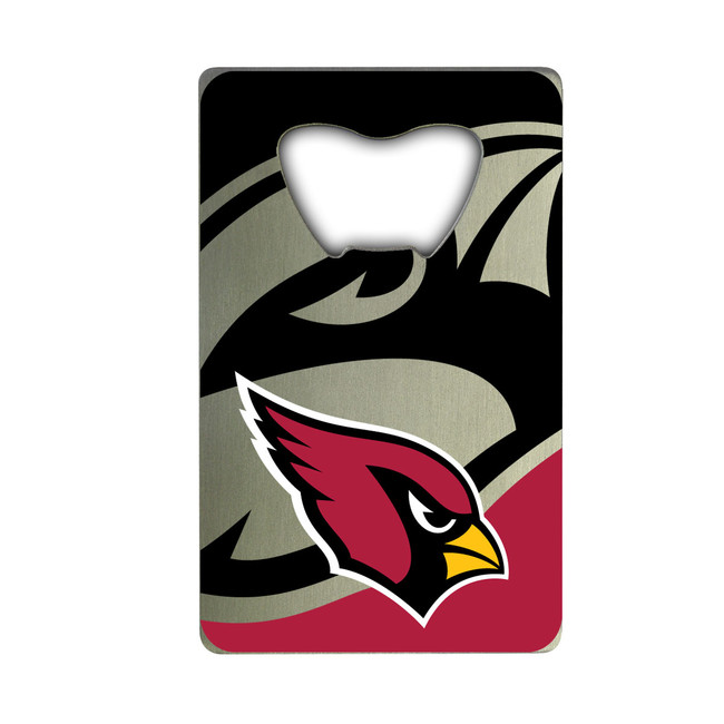 Arizona Cardinals Credit Card Style Bottle Opener - 2 x 3.25 Cardinal Head Primary Logo