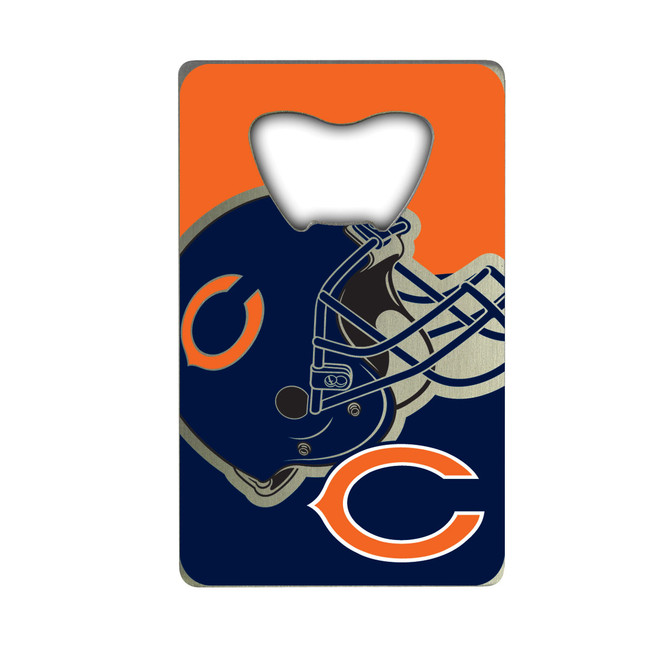 Chicago Bears Credit Card Style Bottle Opener - 2 x 3.25 C Primary Logo
