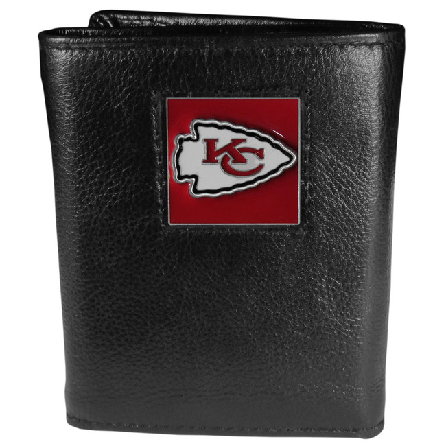 Kansas City Chiefs Leather Tri-fold Wallet