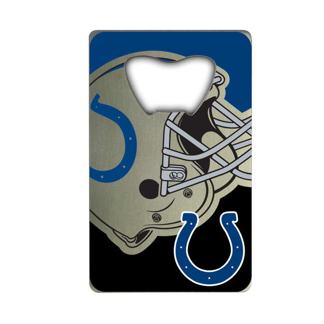 Indianapolis Colts Credit Card Style Bottle Opener - 2 x 3.25 Horseshoe Primary Logo