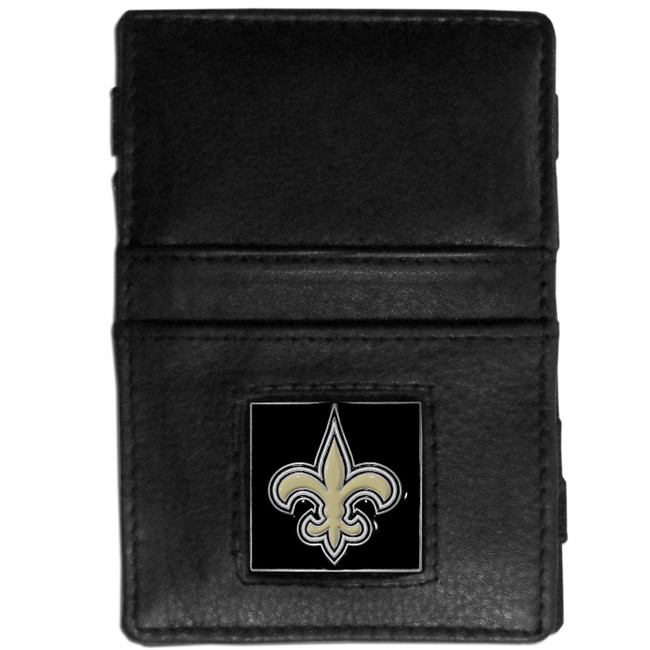 New Orleans Saints Leather Jacob's Ladder Wallet