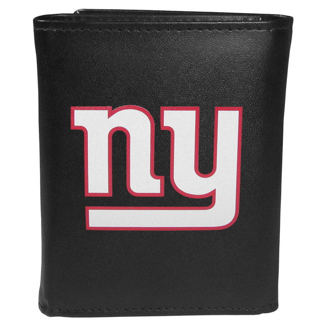 New York Giants Leather Tri-fold Wallet, Large Logo