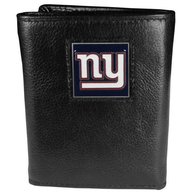 New York Giants Leather Tri-fold Wallet