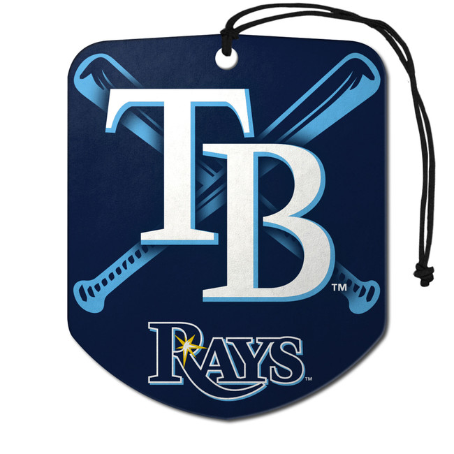 Tampa Bay Rays Air Freshener 2-pk "TB" Logo & Wordmark