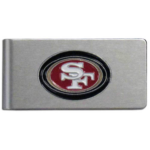 San Francisco 49ers Brushed Metal Money Clip
