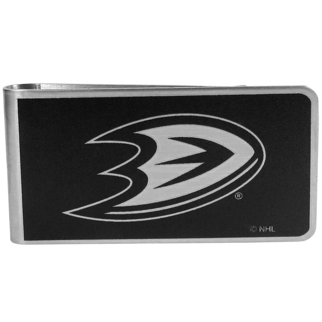Anaheim Ducks¬Æ Black and Steel Money Clip