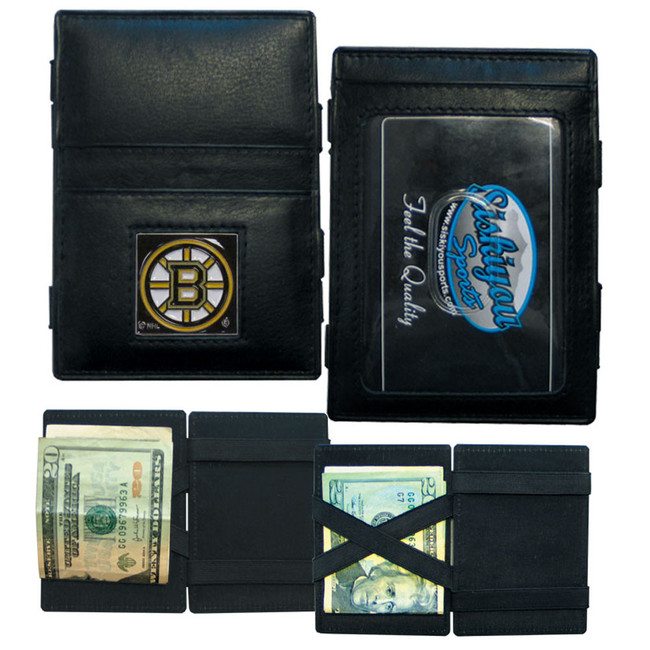 Boston Bruins¬Æ Leather Jacob's Ladder Wallet