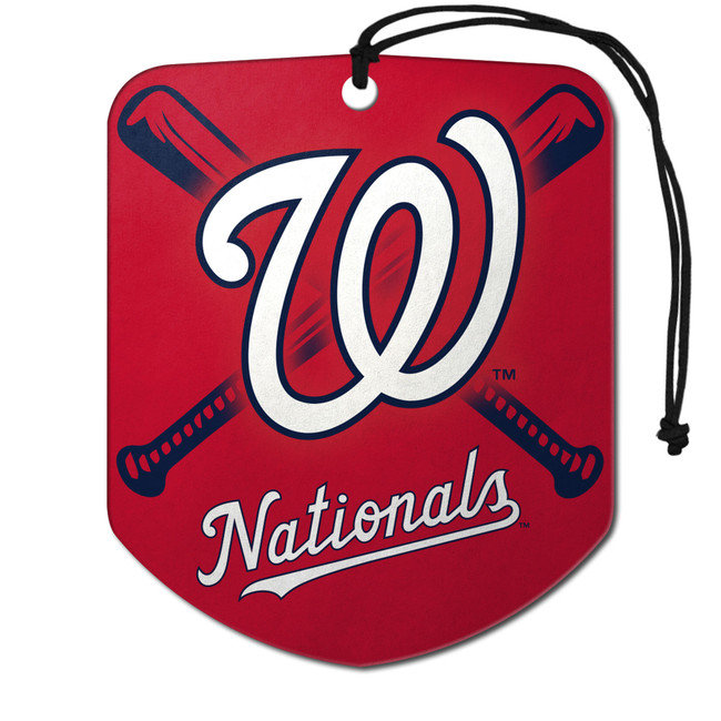 Washington Nationals Air Freshener 2-pk "W" Alternate Logo & Wordmark