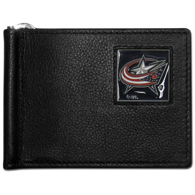 Columbus Blue Jackets¬Æ Leather Bill Clip Wallet