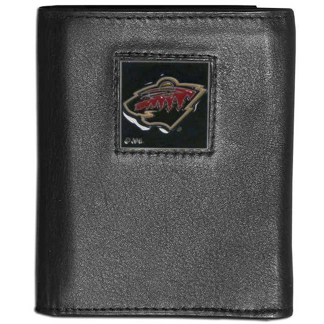 Minnesota Wild¬Æ Leather Tri-fold Wallet