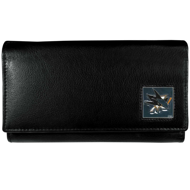San Jose Sharks¬Æ Leather Women's Wallet