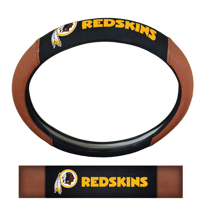 NFL - Washington Commanders Sports Grip Steering Wheel Cover 14.5 to 15.5 - Primary Logo and Wordmark