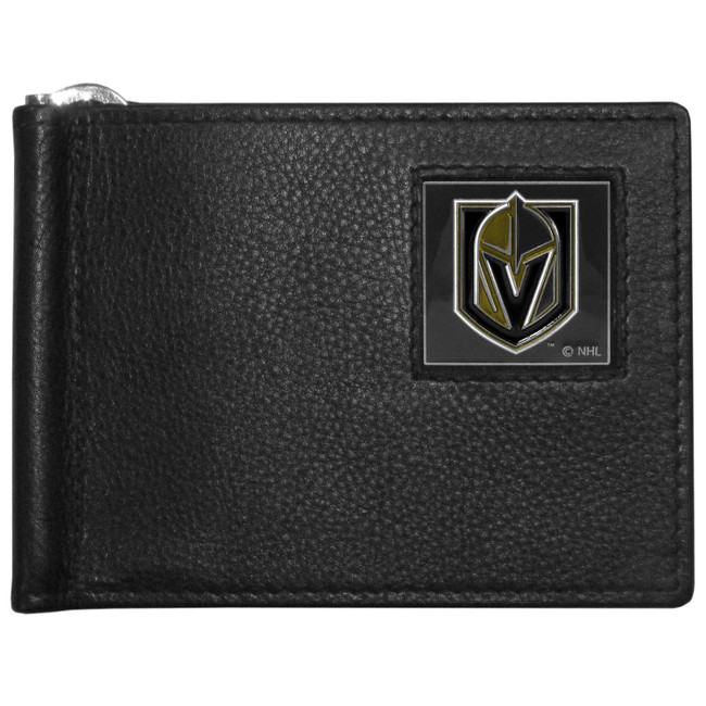 Vegas Golden Knights¬Æ Leather Bill Clip Wallet
