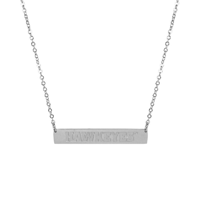 Iowa Hawkeyes Bar Necklace