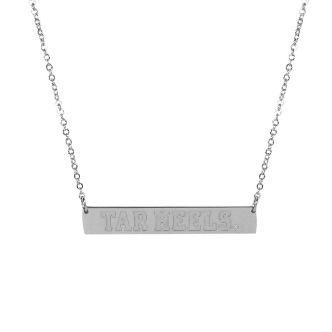 N. Carolina Tar Heels Bar Necklace
