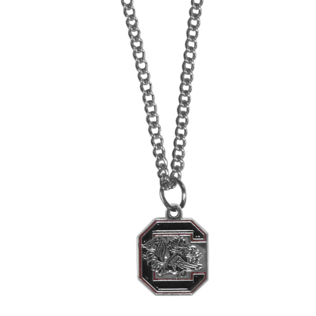 S. Carolina Gamecocks Chain Necklace with Small Charm