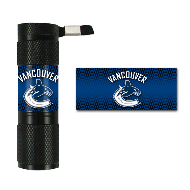 NHL - Vancouver Canucks Flashlight 7" x 6" x 1" - Canucks Primary Logo and Wordmark