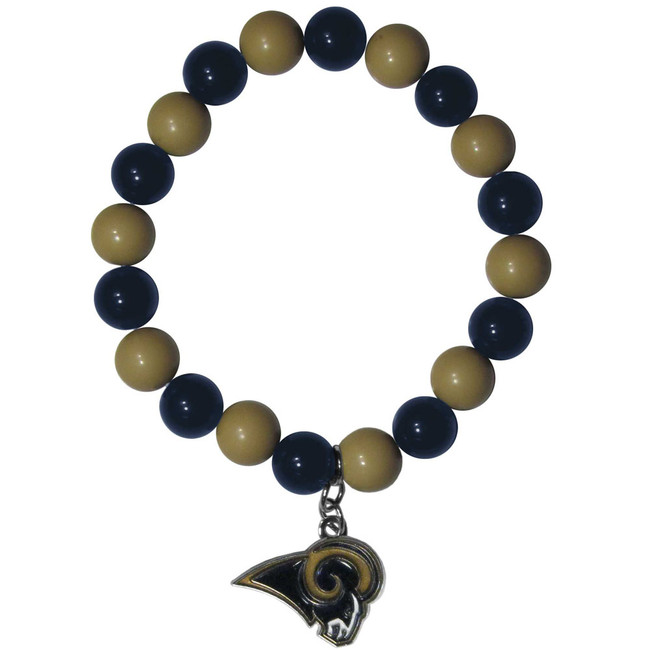 Los Angeles Rams Fan Bead Bracelet