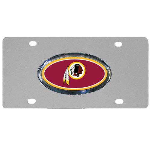 Washington Commanders Steel License Plate, Dome