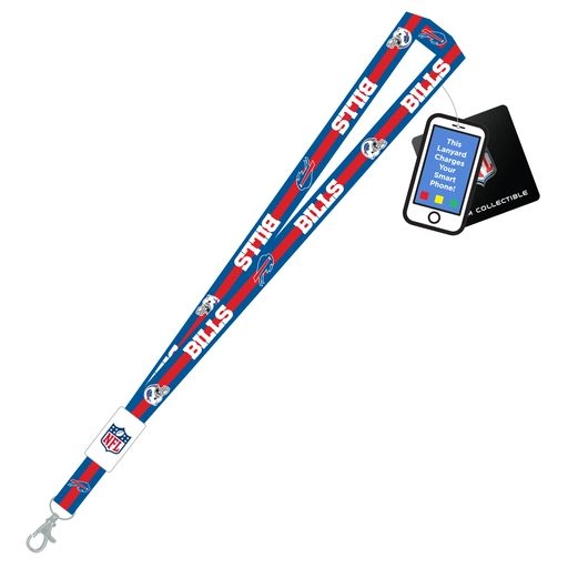 Buffalo Bills  Charging Lanyard iPhone iPad USB Cable NFL Fan Gear