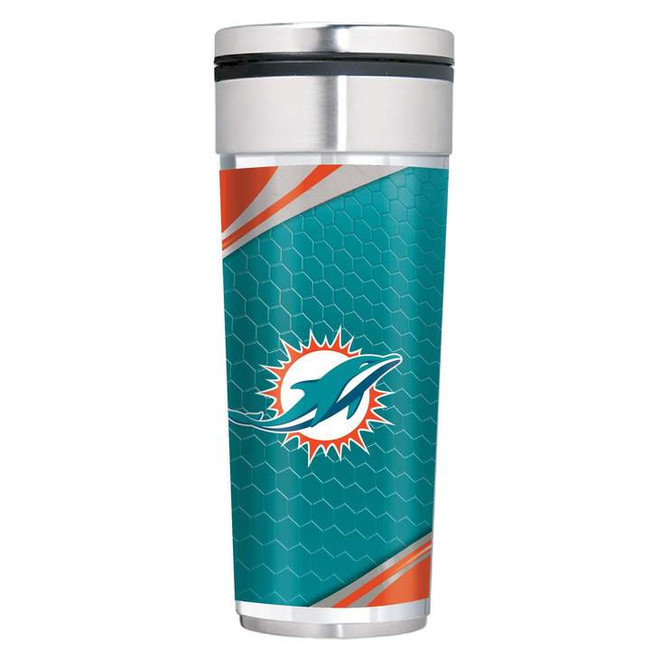 Miami Dolphins 22 oz. Big Slim Travel Tumbler