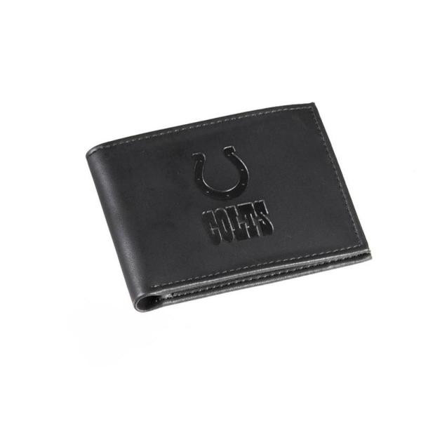 Indianapolis Colts Leather Blackout Bi-fold Wallet